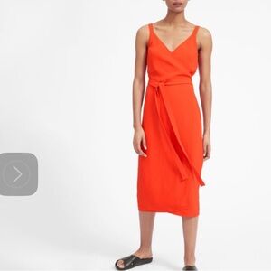 Everlane Japanese Weave Wrap Dress